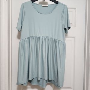 Zenana Baby Doll Top Size Large